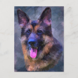 German Shepherd Dog Postcard