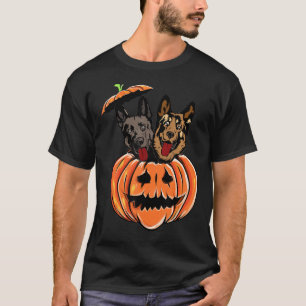 German Shepherd Dog  Pumpkin Halloween Costume T-Shirt