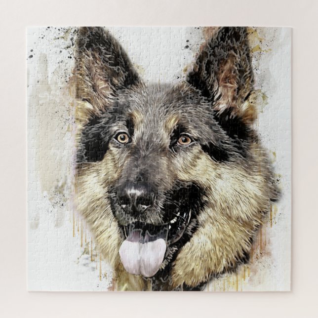 German Shepherd Dog Puzzle (Vertical)