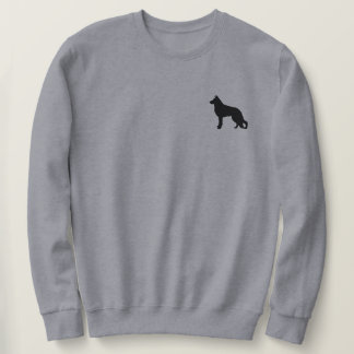 German Shepherd Dog Silhouette Sweatshirt