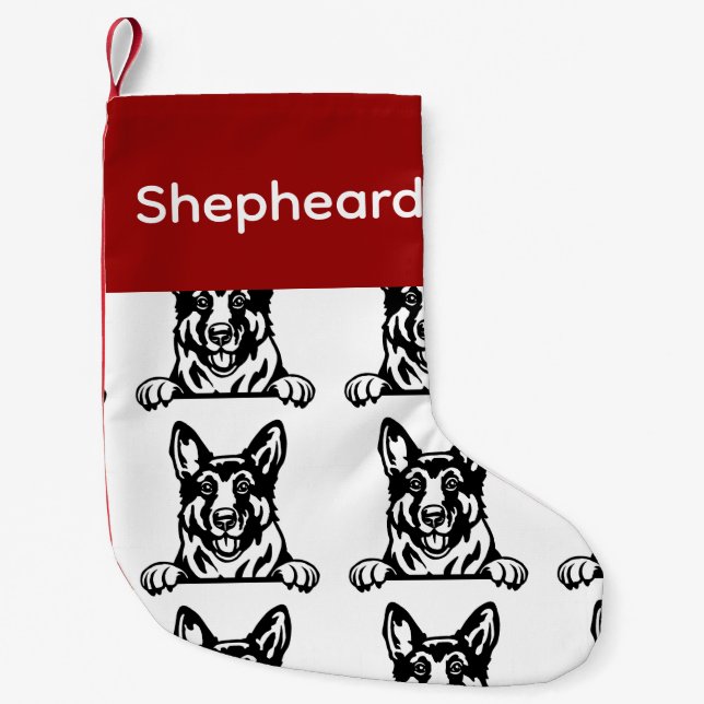 German Shepherd Dog socks Customised dog Socks - P (Front)