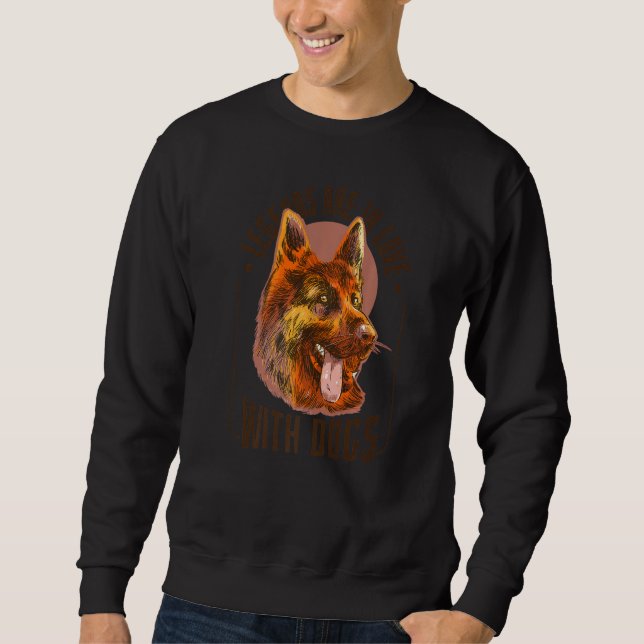 German Shepherd Dog Sweatshirt (Front)