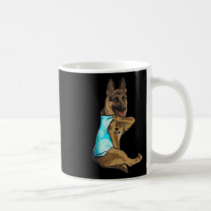 German Shepherd Dog Tattoo I Love Mum Mothers Day Coffee Mug