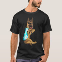 German Shepherd Dog Tattoo I Love Mum Mothers Day