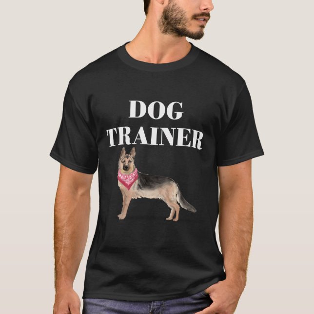 German Shepherd Dog Trainer Dog Training Hoodie T-Shirt (Front)