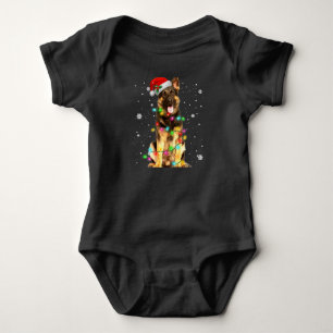 German Shepherd Dog Tree Christmas Sweater Xmas Do