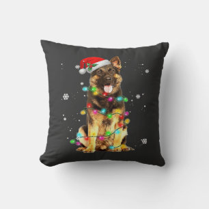 German Shepherd Dog Tree Christmas Sweater Xmas Do Cushion