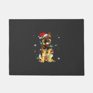 German Shepherd Dog Tree Christmas Sweater Xmas Do Doormat