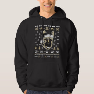 German Shepherd Dog Ugly Christmas Sweater Xmas