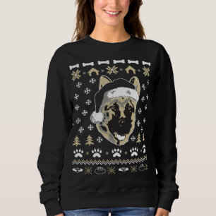 German Shepherd Dog Ugly Christmas Sweater Xmas