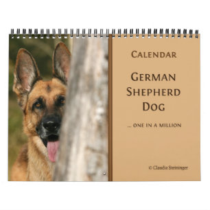 German Shepherd Dog wall calendar