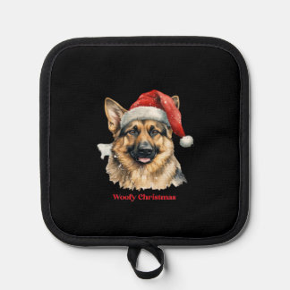 German Shepherd Dog Xmas Christmas Gift Ideas Woof Pot Holder