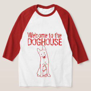 German Shepherd Doghouse  T-Shirt