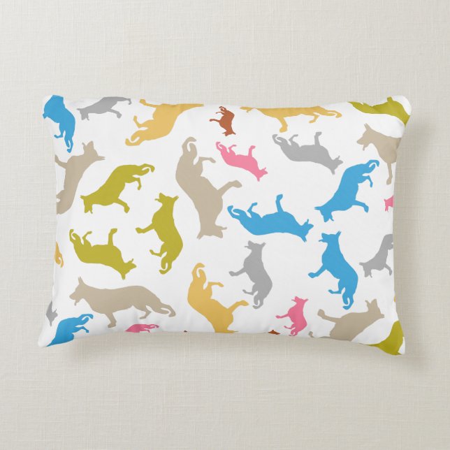 German Shepherd dogs Decorative Cushion (Back)