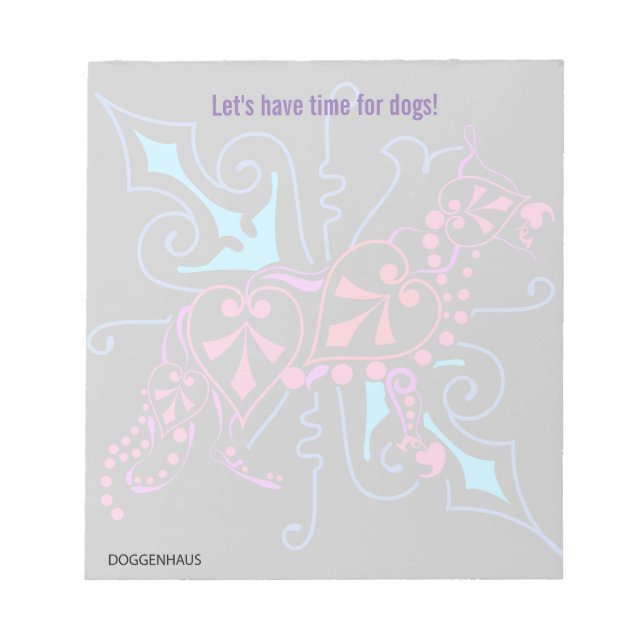 German Shepherd Dogs Notepad (Front)