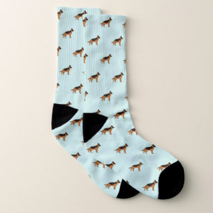 German Shepherd Dogs Pattern Socks