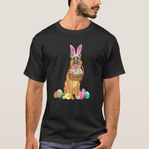 German Shepherd Easter Day Bunny Eggs Easter Costu T-Shirt