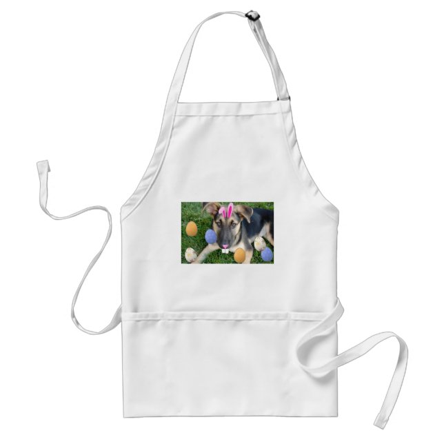 German Shepherd Easter Puppy Standard Apron (Front)