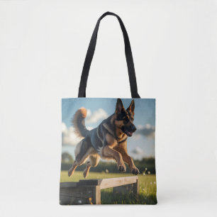 German Shepherd Elegant Shoulder Tote Bag