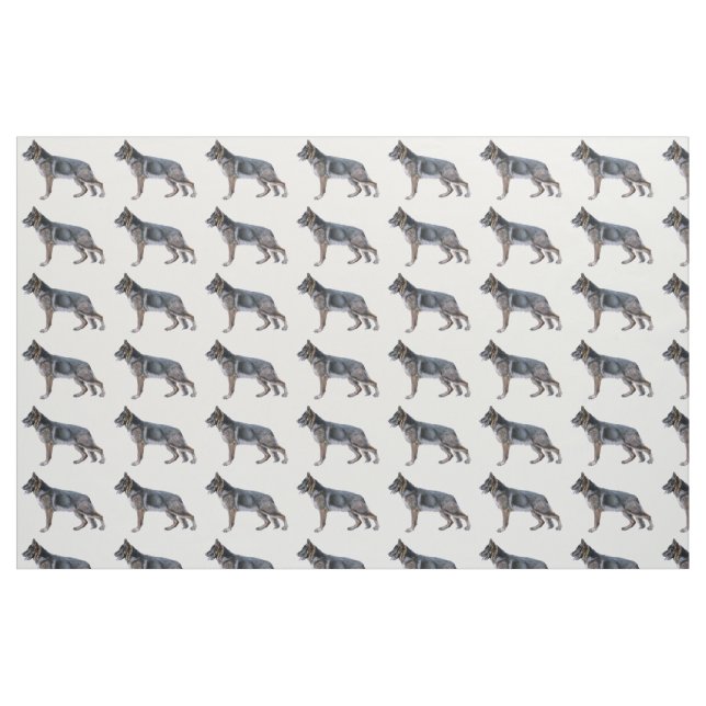 German Shepherd fabric (Fat Quarter)