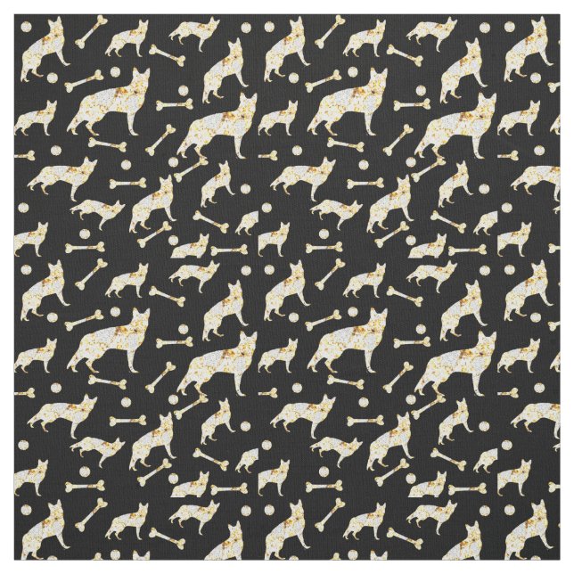 German Shepherd Fabric (Swatch)