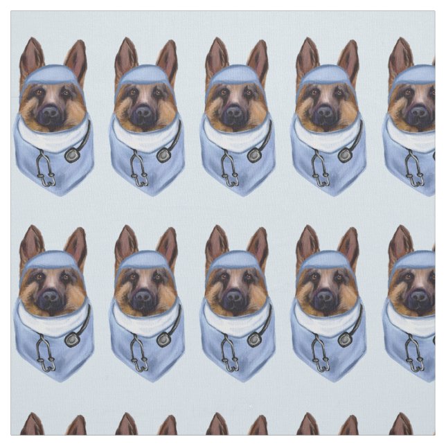 GERMAN SHEPHERD FABRIC (Swatch)