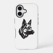 German Shepherd Face iPhone Case