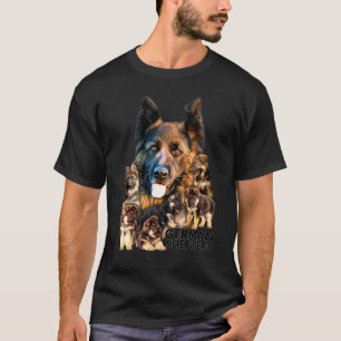 German Shepherd Family Dogs T-Shirt