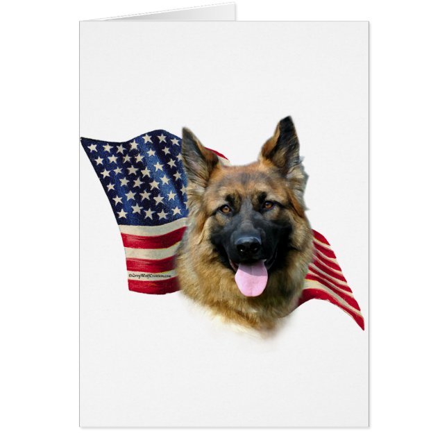German Shepherd Flag (Front)