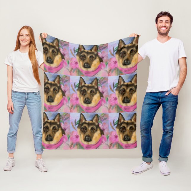 GERMAN SHEPHERD    FLEECE BLANKET (In Situ)