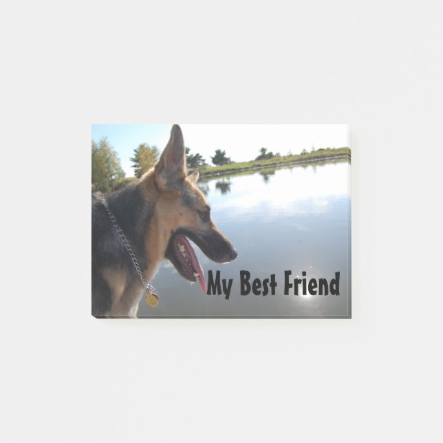 German Shepherd Friend Post-it Notes (Front)