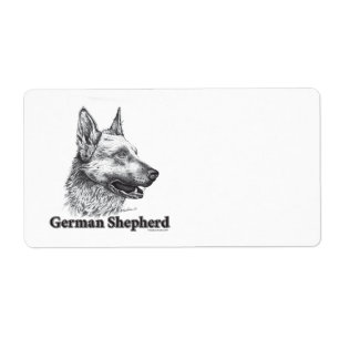 German Shepherd/gift tag