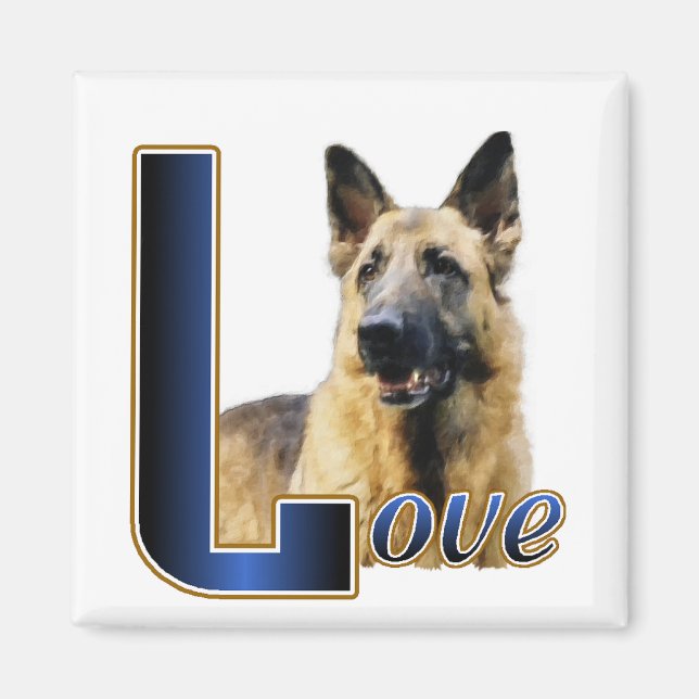 German Shepherd Gifts Magnet (Front)