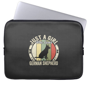 German Shepherd Girl Dog Lover Design (2)_1 Laptop Sleeve