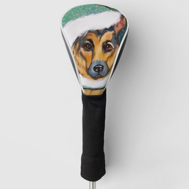 GERMAN SHEPHERD   GOLF HEAD COVER (Front)