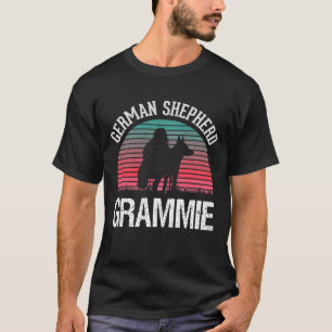 German Shepherd GRAMMIE Vintage Dog T-Shirt