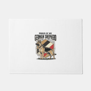 German Shepherd Graphic Vintage Engraving Dog Love Doormat