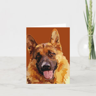German Shepherd Greeting Card