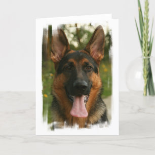 German Shepherd Greeting Card