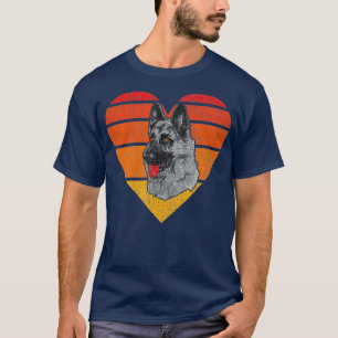 German Shepherd GSD K9 Police Dog Mum Dad Gift T-Shirt