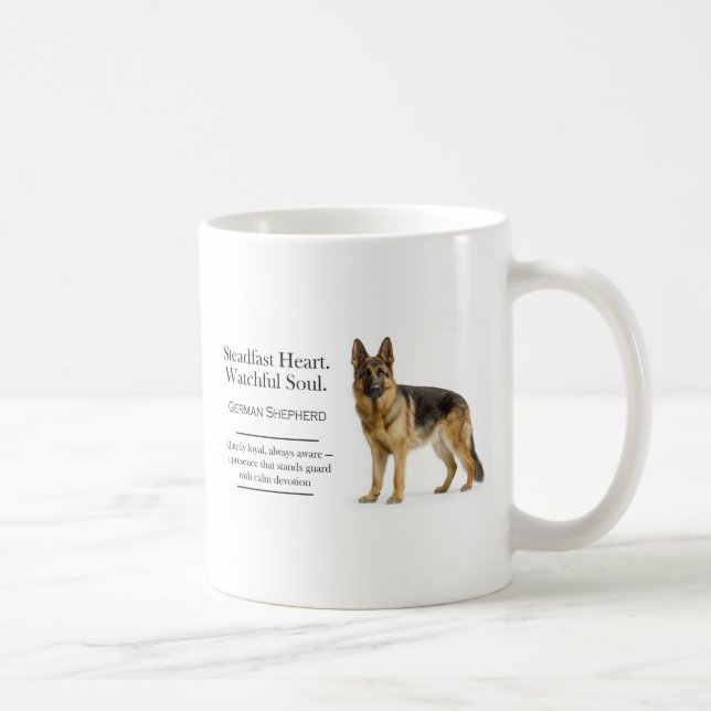 German Shepherd Guardian Loyalty Coffee Mug (Right)
