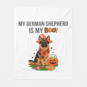German Shepherd Halloween Costume My German Sheph Fleece Blanket