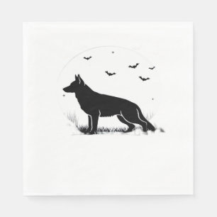 German Shepherd Halloween Costume  My German Sheph Napkin