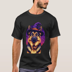 German Shepherd Halloween Costume Spooky October N T-Shirt