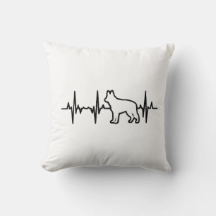 German Shepherd Heartbeat Cushion