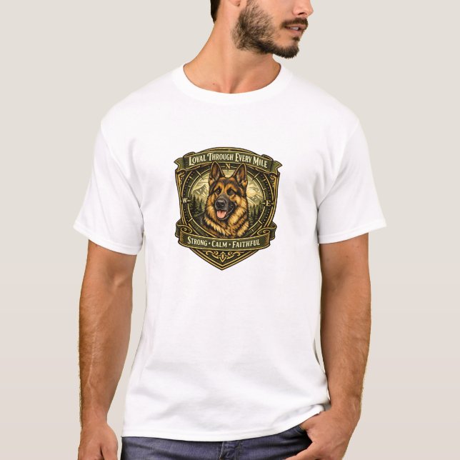 German Shepherd Heritage Badge Shirt (Front)
