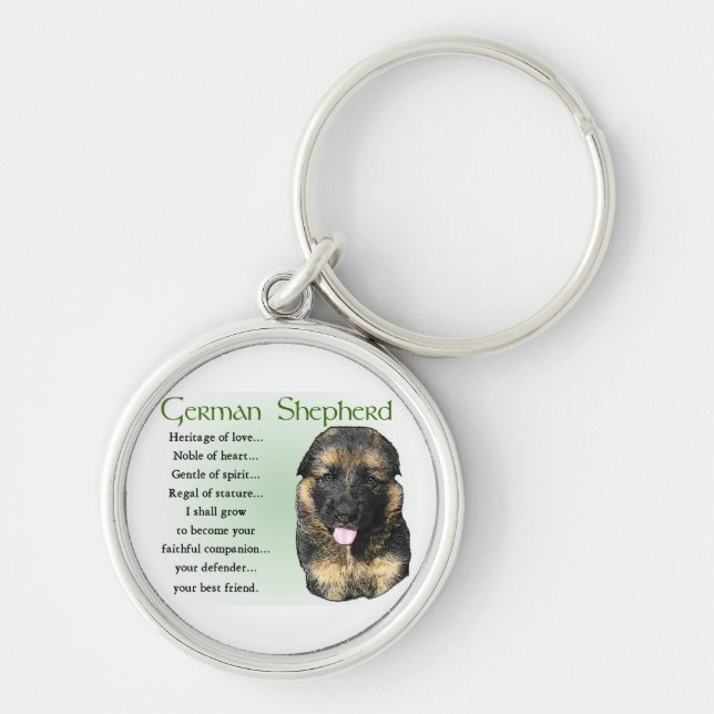 German Shepherd Heritage of Love Key Ring (Front)