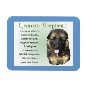 German Shepherd Heritage of Love Magnet