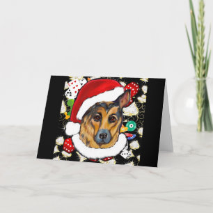 GERMAN SHEPHERD HOLIDAY CARD