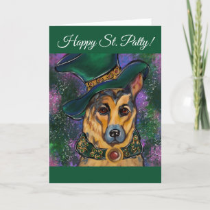 German Shepherd Holiday Card